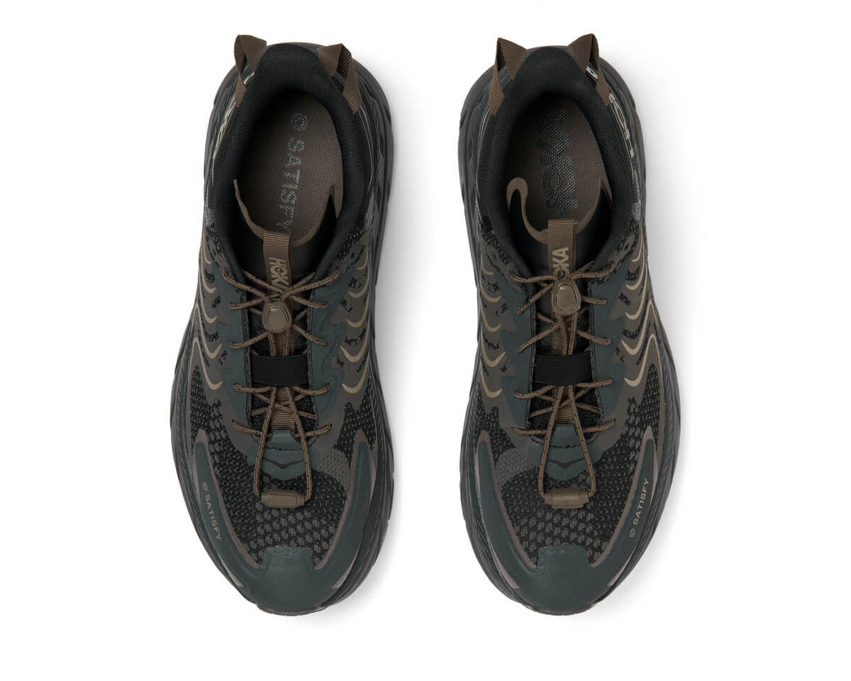 Satisfy × HOKA Clifton LS \"Forged Iron\" Hoka One One Clifton LS Satisfy Forged Iron 1143450-FIBC